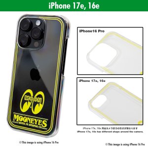 Photo: MOONEYES Santa Fe Springs, CA iPhone 16e/17e Hard Case