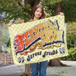 Photo1: FLAMIN' MOON Fleece Blanket (1)