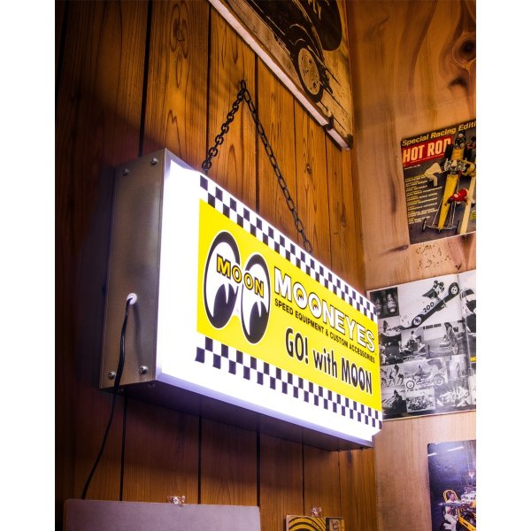 Photo2: MOON Checker LED Sign Light (2)