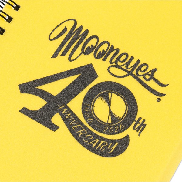 Photo4: MOONEYES 40th Anniv. Disc Spiral Notebook (4)