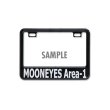 Photo2: 【50cc〜125cc】 Original Custom Licence Frame Plate for Small Motorcycle Black (2)