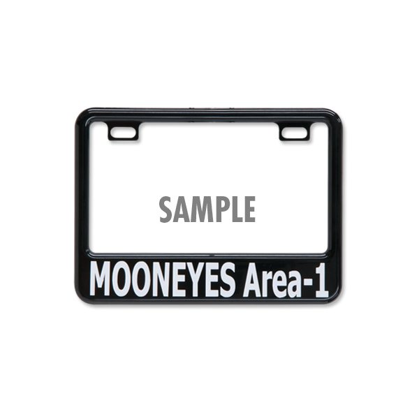 Photo2: 【50cc〜125cc】 Original Custom Licence Frame Plate for Small Motorcycle Black (2)