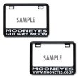 Photo4: 【50cc〜125cc】 Original Custom Licence Frame Plate for Small Motorcycle Black (4)