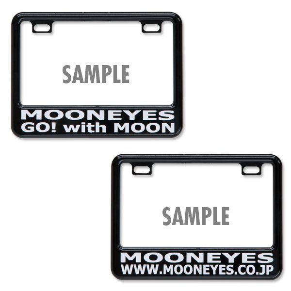 Photo4: 【50cc〜125cc】 Original Custom Licence Frame Plate for Small Motorcycle Black (4)