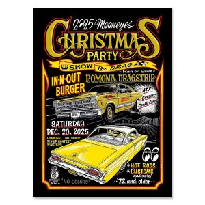 Photo: MOONEYES CHRISTMAS Party 2025 Poster