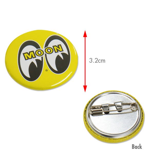 Photo1: MOONEYES Can Badge   (Eyeball) (1)