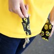 Photo1: MOON Fabric Key Ring (1)