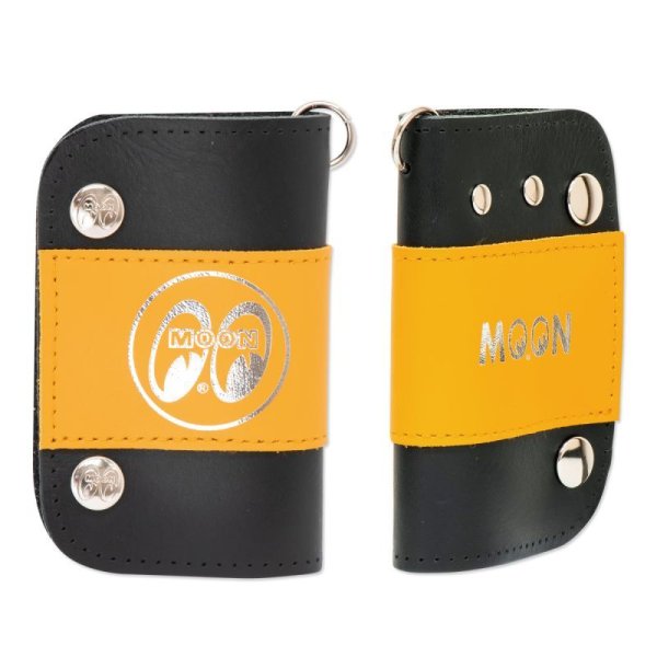 Photo3: MOON Leather Key Case (3)