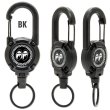 Photo4: MOON Equipped Carabiner Reel Key Ring (4)