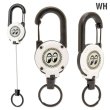 Photo5: MOON Equipped Carabiner Reel Key Ring (5)