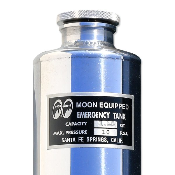 Photo2: MOONEYES Original Emergency Tank (Polished) (2)