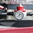 Photo1: Direct mount Pressure Gauge Engine-Turned Facia Face  (0-15psi) (1)