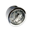 Photo2: Direct mount Pressure Gauge Engine-Turned Facia Face  (0-15psi) (2)