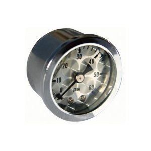 Photo: Direct Mount Pressure Gages Engine-Turned Facia Face (0-60psi)