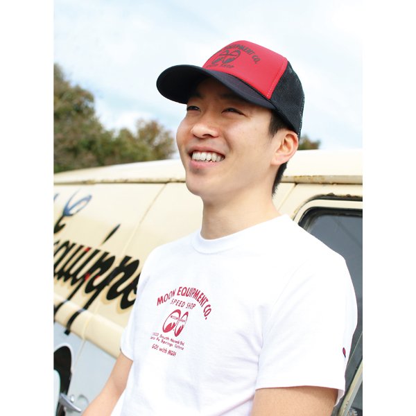 Photo1: MOON Equipped Speed Shop Mesh Cap   (5 Color) (1)
