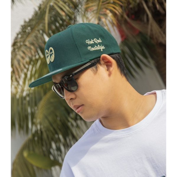 Photo1: Hot Rod Nostalgia 6 Panel Cap (1)