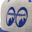 Photo7: MOON Equipped Eyeshape Wool Flat Visor Cap (7)