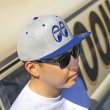 Photo2: MOON Equipped Eyeshape Wool Flat Visor Cap (2)
