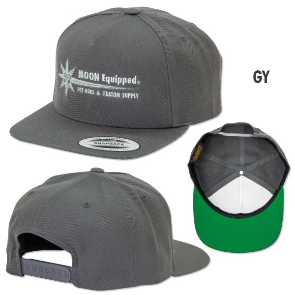 Photo5: MOON Equipped Star Flat Visor Hat (5)