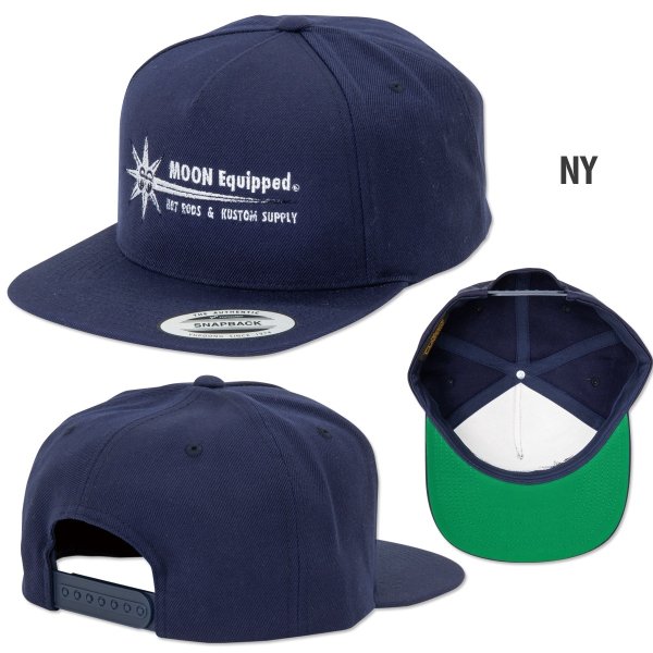 Photo4: MOON Equipped Star Flat Visor Hat (4)