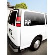 Photo3: MOON Equipped Sticker Large Size (29cm x 26cm) (3)