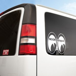 Photo: MOON Equipped Sticker Large Size (29cm x 26cm)