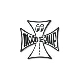 Photo: MOON Equipped Cross Extra Small White Sticker