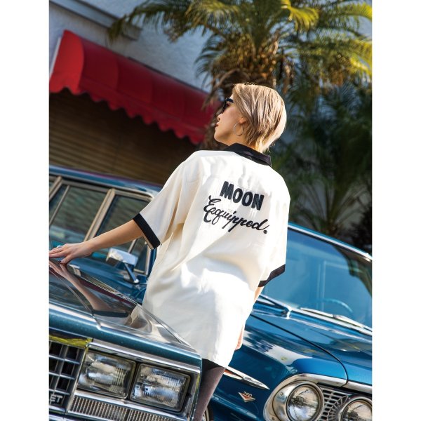 Photo3: MOON Equipped Bowling Shirt (3)