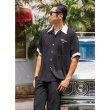 Photo1: MOON Equipped Bowling Shirt (1)