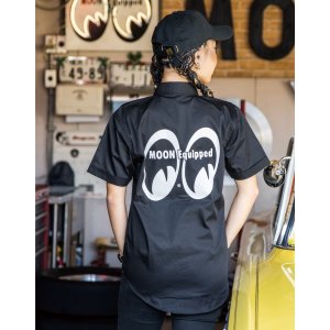Photo: MOON Equipped Eyeshape Short Sleeve Work Shirts