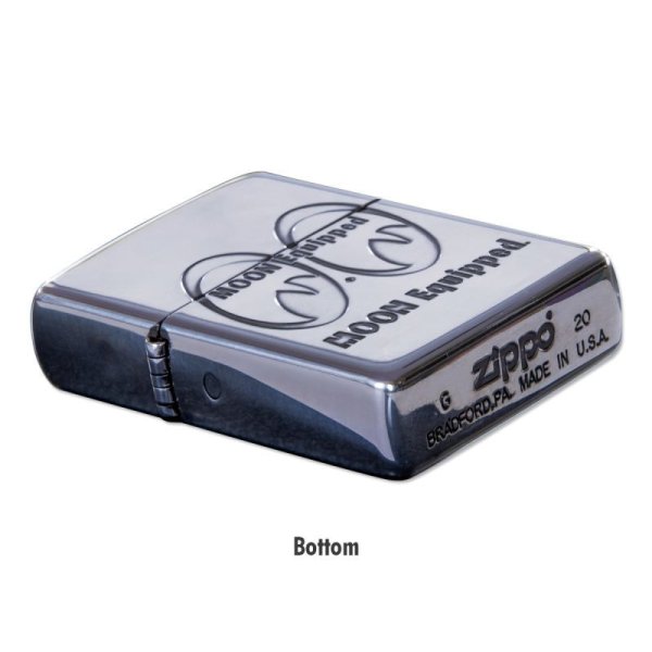 Photo4: MOON Equipped Zippo Lighter (4)