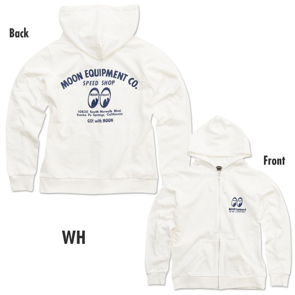 Photo4: MOON Equipment Co. Speed Shop Light Zip Hoodie (4)