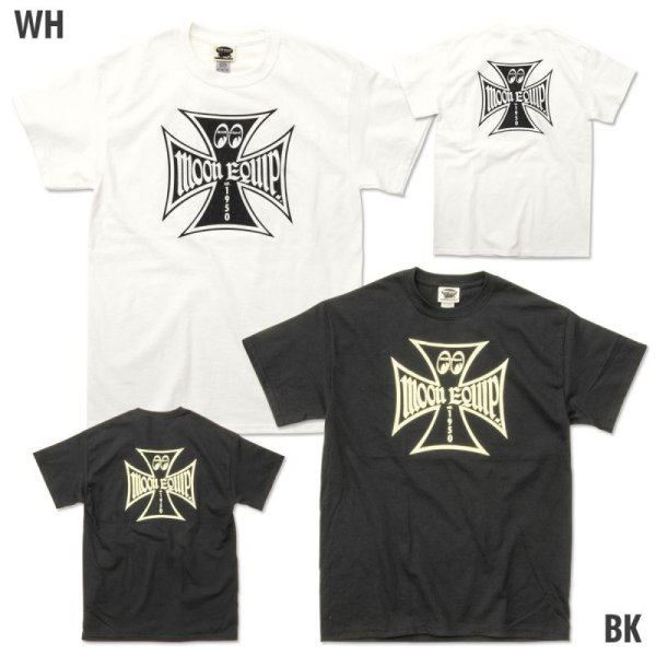 Photo3: MOON Equipped Iron Cross T-shirt (3)