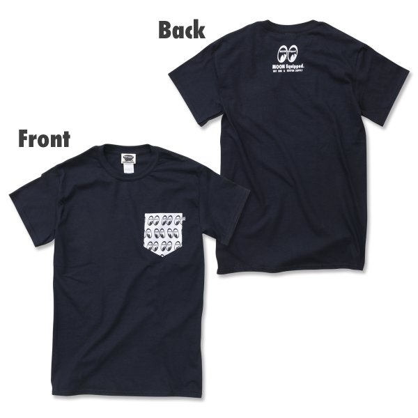Photo5: MOON Equipped Fabric Pocket T-shirt (5)