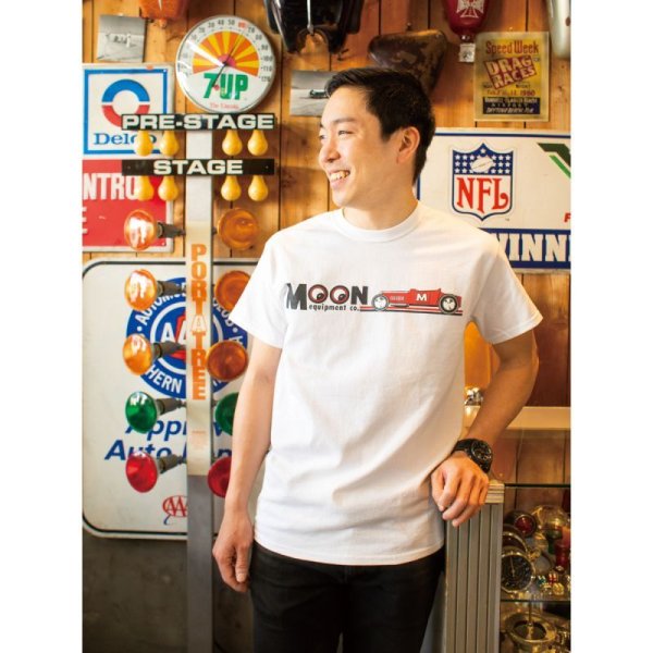 Photo2: MOON Equipment Red Roadster T-shirt (2)