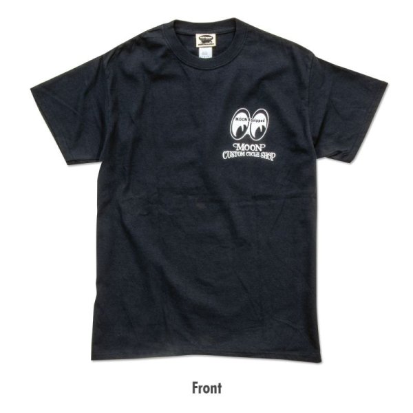 Photo4: MOON Custom Cycle Shop Panhead T-shirt (4)