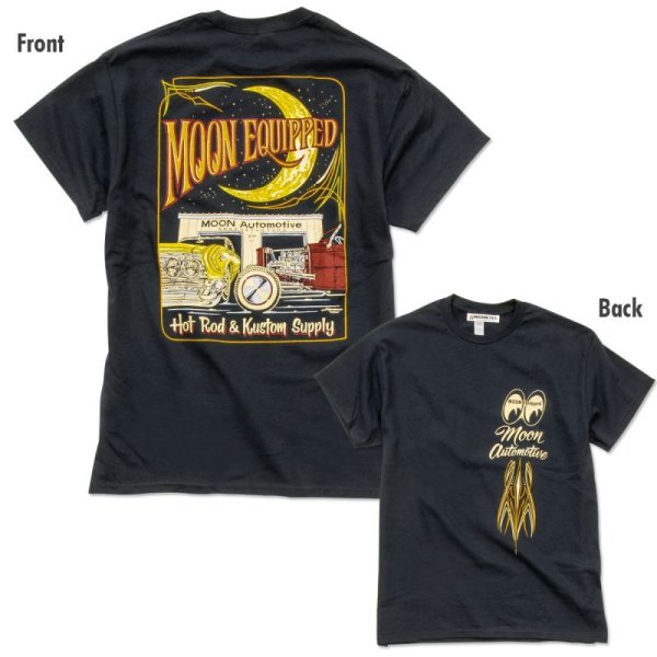 Photo3: MOON Automotive Garage T-shirt (3)