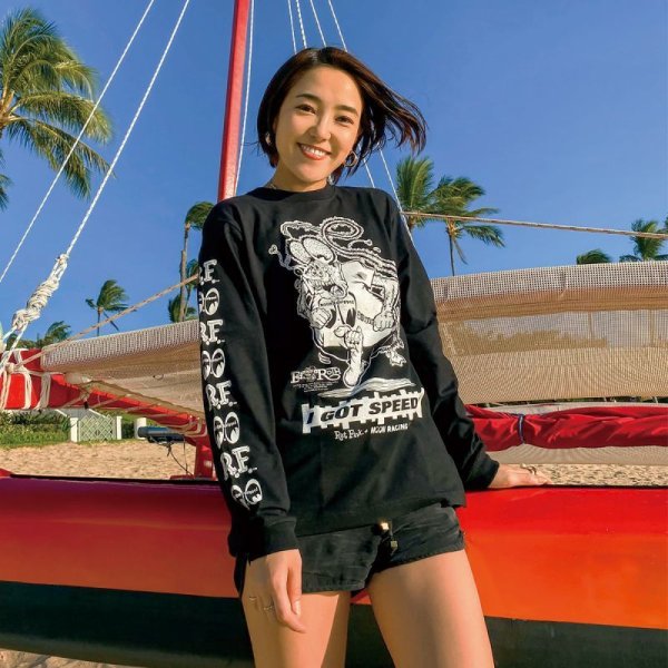 Photo2: Rat Fink x MOON  Equipped Long Sleeve T-shirt (2)