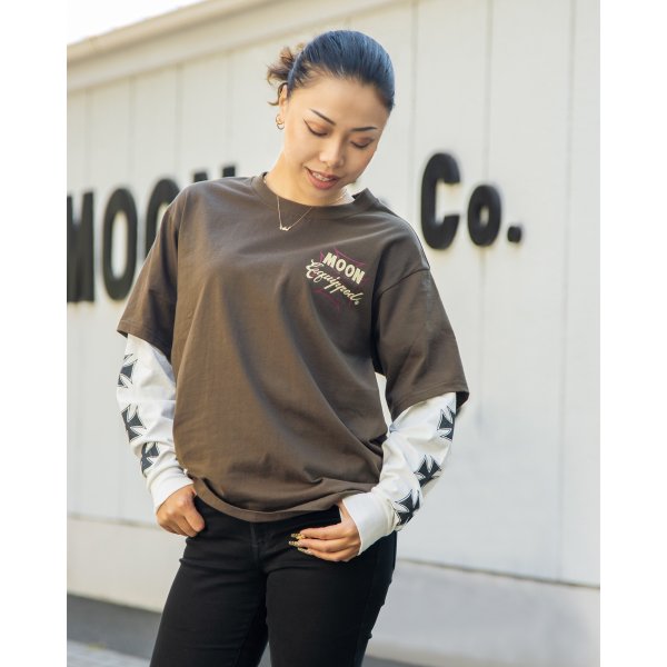 Photo3: Iron Cross Layered Long Sleeve T-shirt (3)