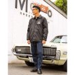 Photo2: MOON Equipped Eyeshape Boa Coach jacket (2)