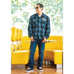 Photo: 【30%OFF】MOON Custom Cycle Shop Wool Check Shirt