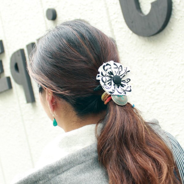 Photo2: MOON Equipped Hair Clip Ribbon (2)