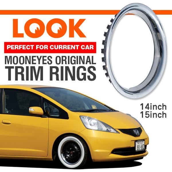 Photo1: Stainless Trim Ring 14inch / 15inch (1)