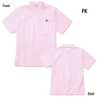 Photo4: MOON Stripe Pull-over Short Sleeve Shirt (4)