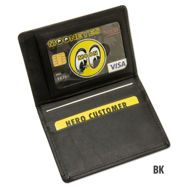 Photo5: MOON Classic Leather Card Case (5)