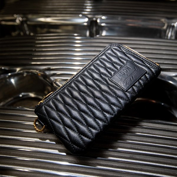Photo1: MOON Classic Leather Wallet Long (1)