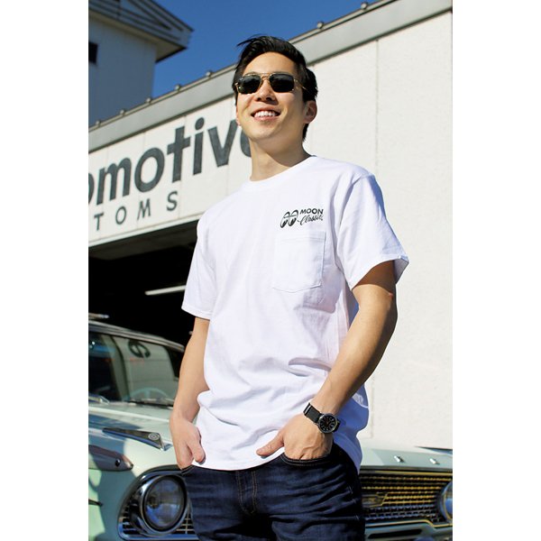 Photo6: MOON Classic Logo T-Shirt with Pocket (6)