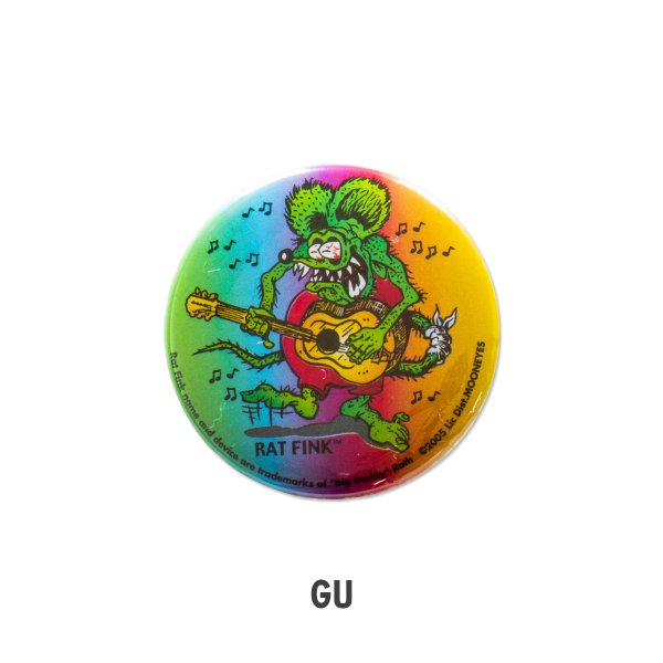 Photo4: Rat Fink Can Badge   (New Design) (4)