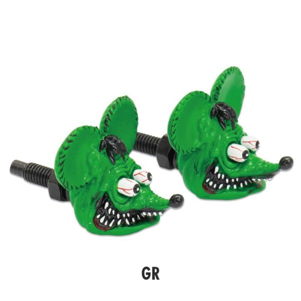 Photo2: Rat Fink Head Licence Bolt (2)