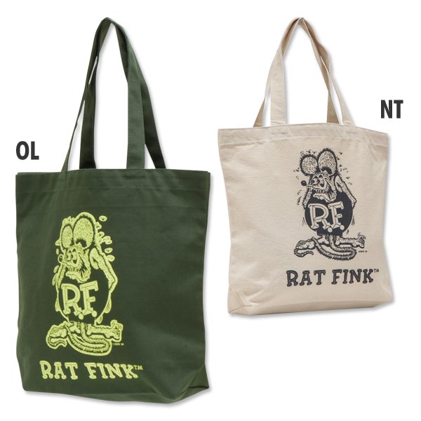 Photo2: Rat Fink Color Tote Bag (2)